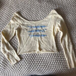 VRG Grl Sardine crop sweater